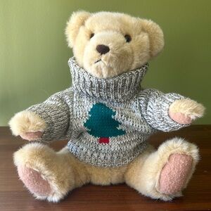 Vintage Hallmark Holiday Stuffed Bear